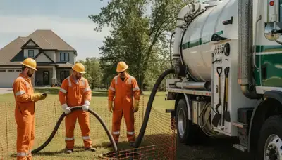 Winter Springs, FL plumbers providing septic pumping service for homes with professional repair equipment